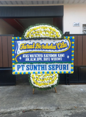 Papan Bunga Duka di Togeme